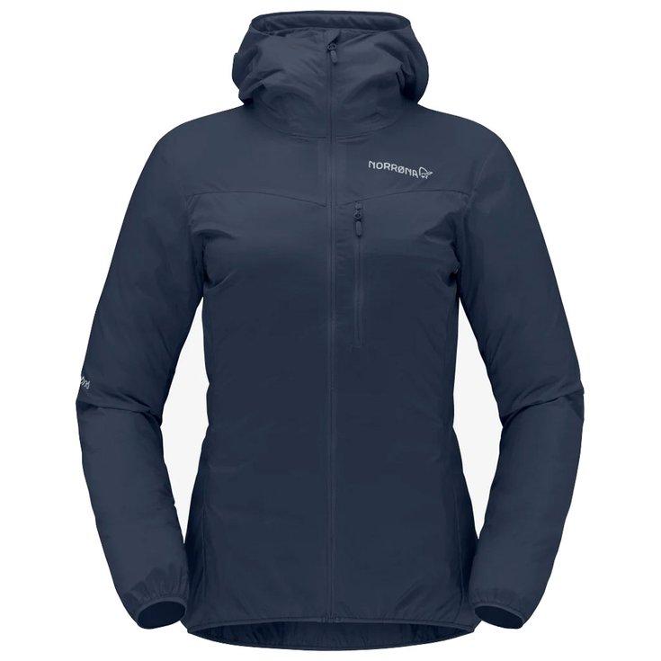 

Техническая куртка falketind aero60 hood w's indigo night - s Norrona