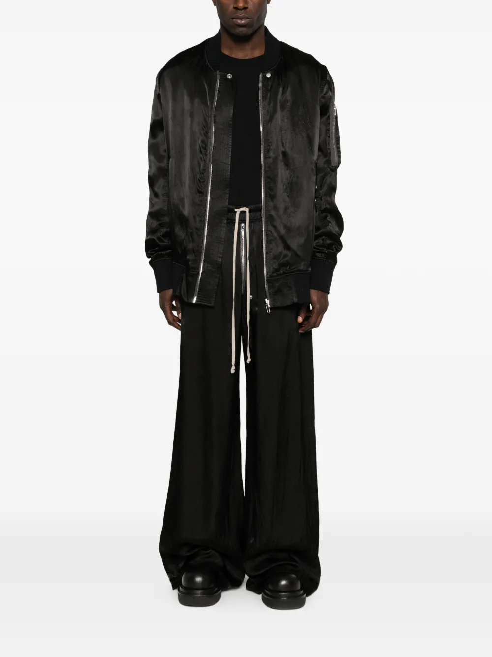 

Брюки на завязках Rick Owens, черный