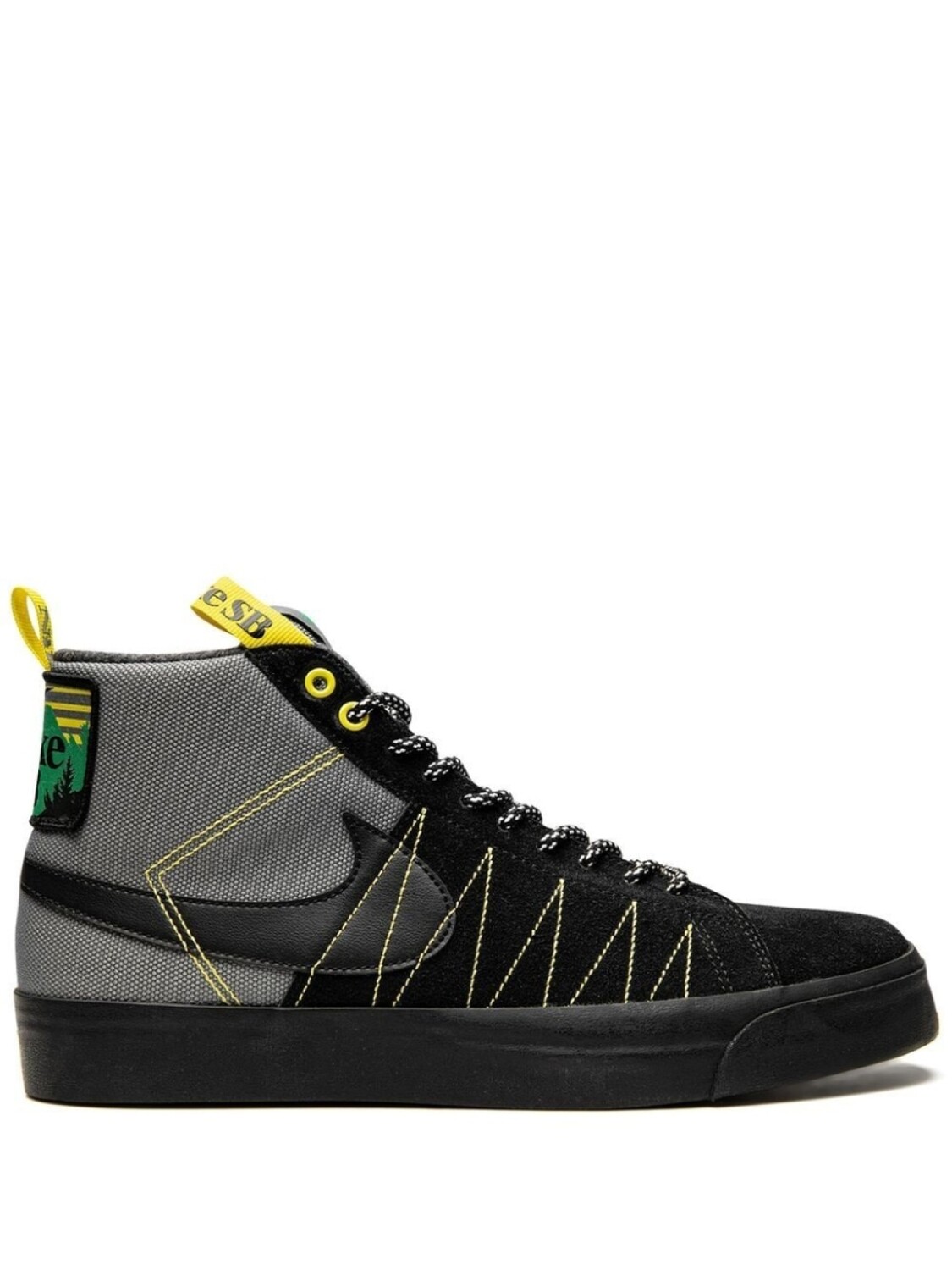 

Кеды Nike Zoom Blazer Mid Premium, серый/черный
