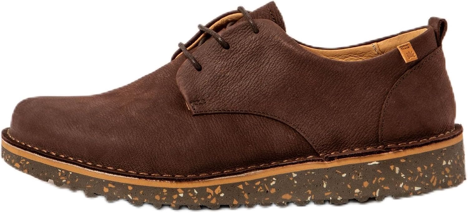 

Женские кеды El Naturalista на плоской подошве, коричневый