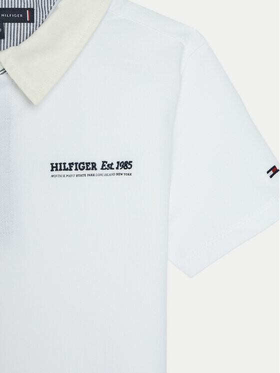 Рубашка поло стандартного кроя Tommy Hilfiger, белый — фото 3