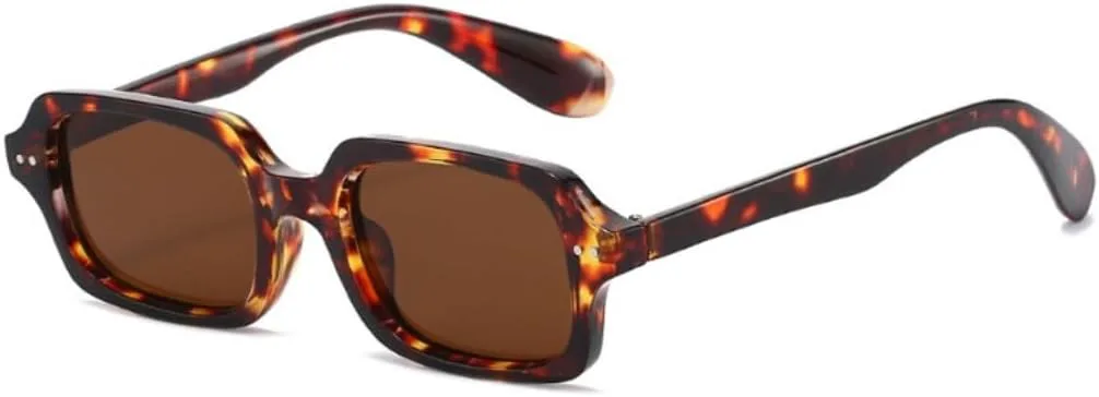 

Модные маленькие прямоугольные мужские солнцезащитные очки в стиле ретро с защитой от УФ-излучения UV400 для женщин с градиентным покрытием VFDHN, Tyj526-6