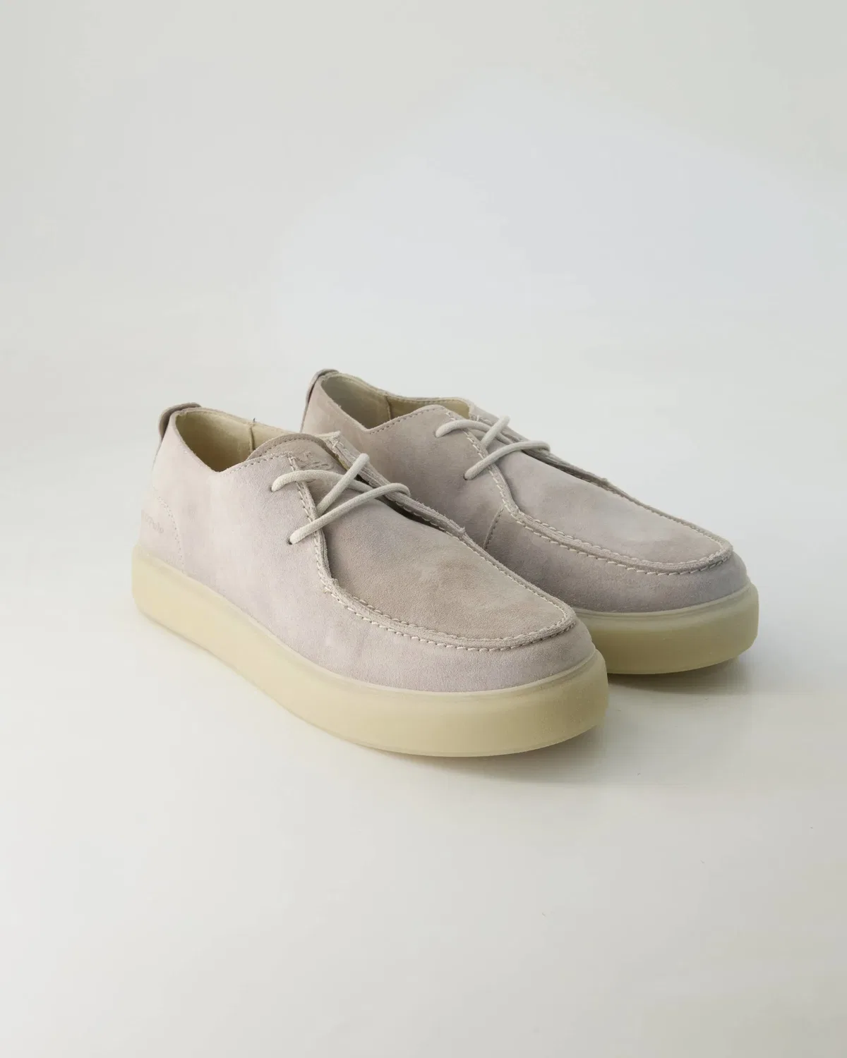 Классические шнурованные туфли из велюра Marc O'Polo Shoes, бежевый