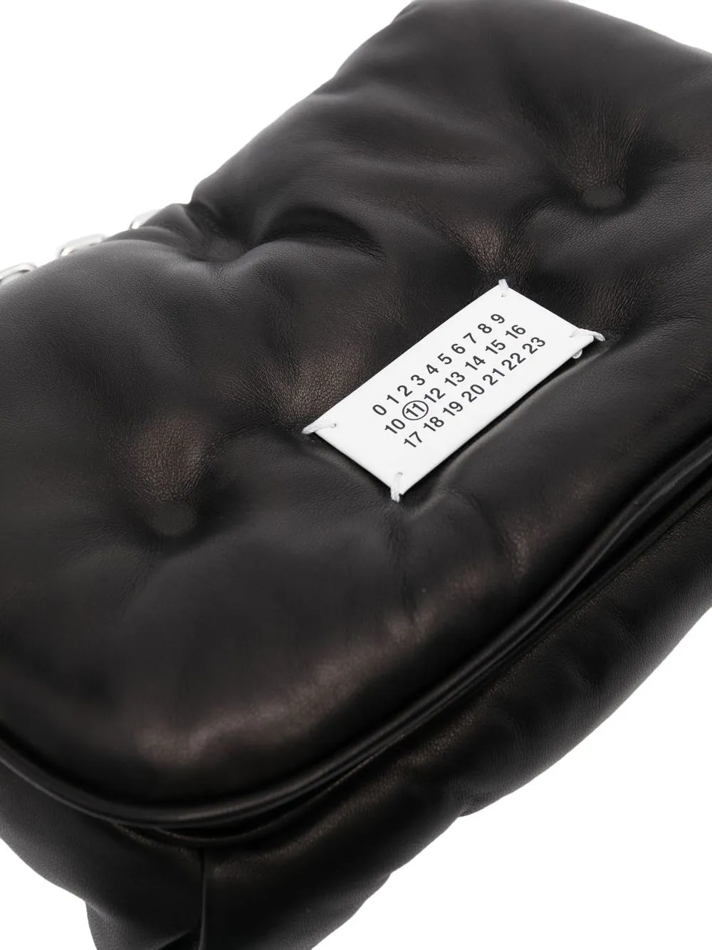 Маленькая сумка на плечо Glam Slam Flap Maison Margiela, черный — фото 4