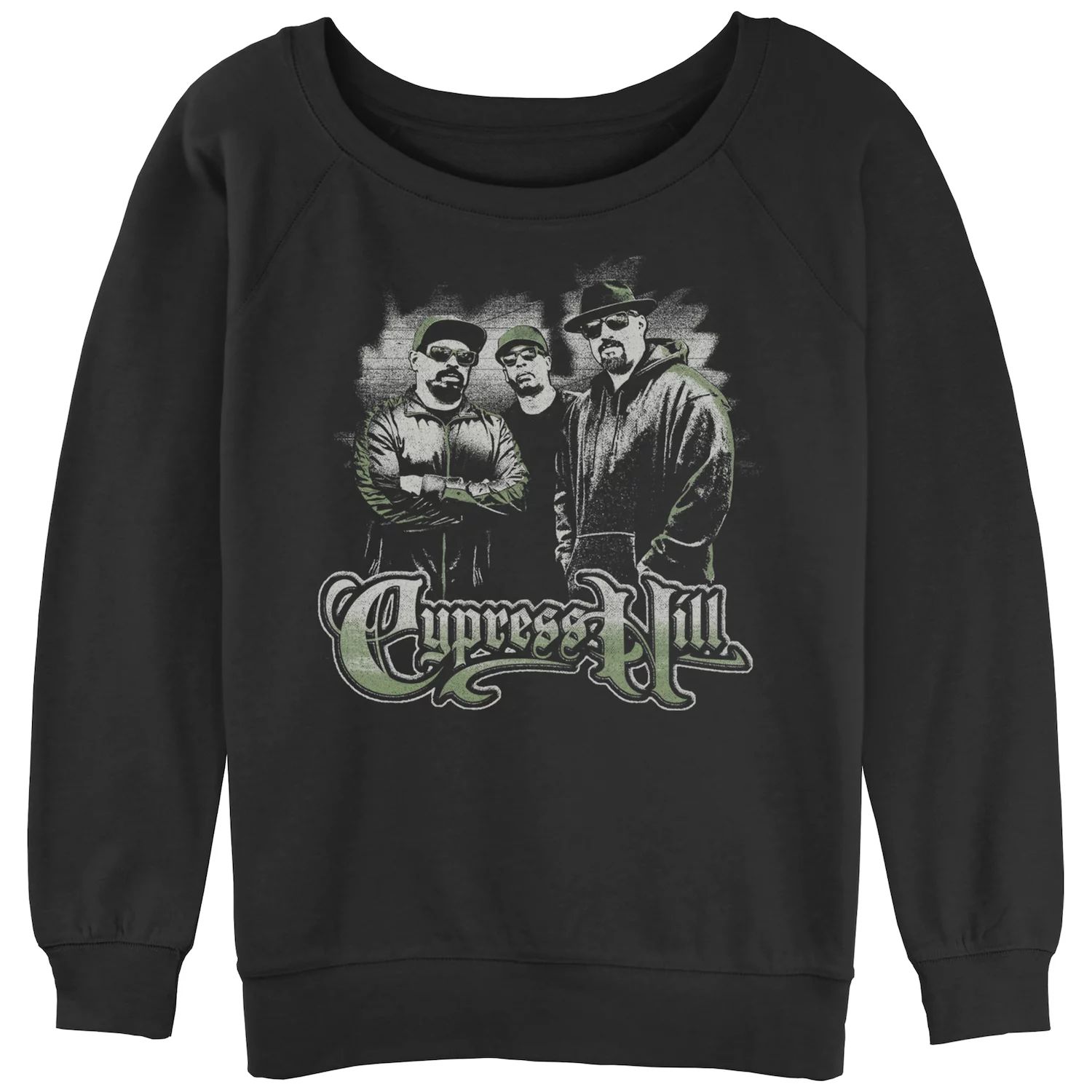 

Толстовка с напуском для юниоров Cypress Hill Group Shot Madeworn Trio Licensed Character