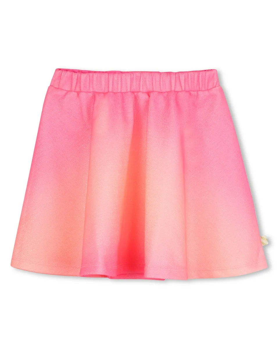 

Детская юбка с расклешением и эластичным поясом Billieblush, розовый