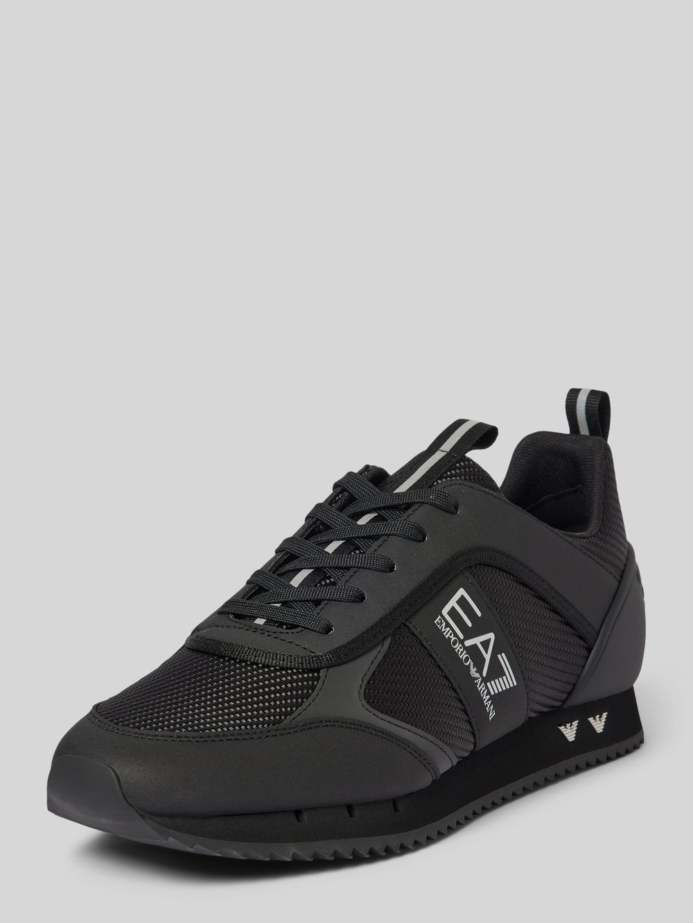 

Кроссовки с петлями модель 'BLACK & WHITE CARBON' EA7 Emporio Armani, черный