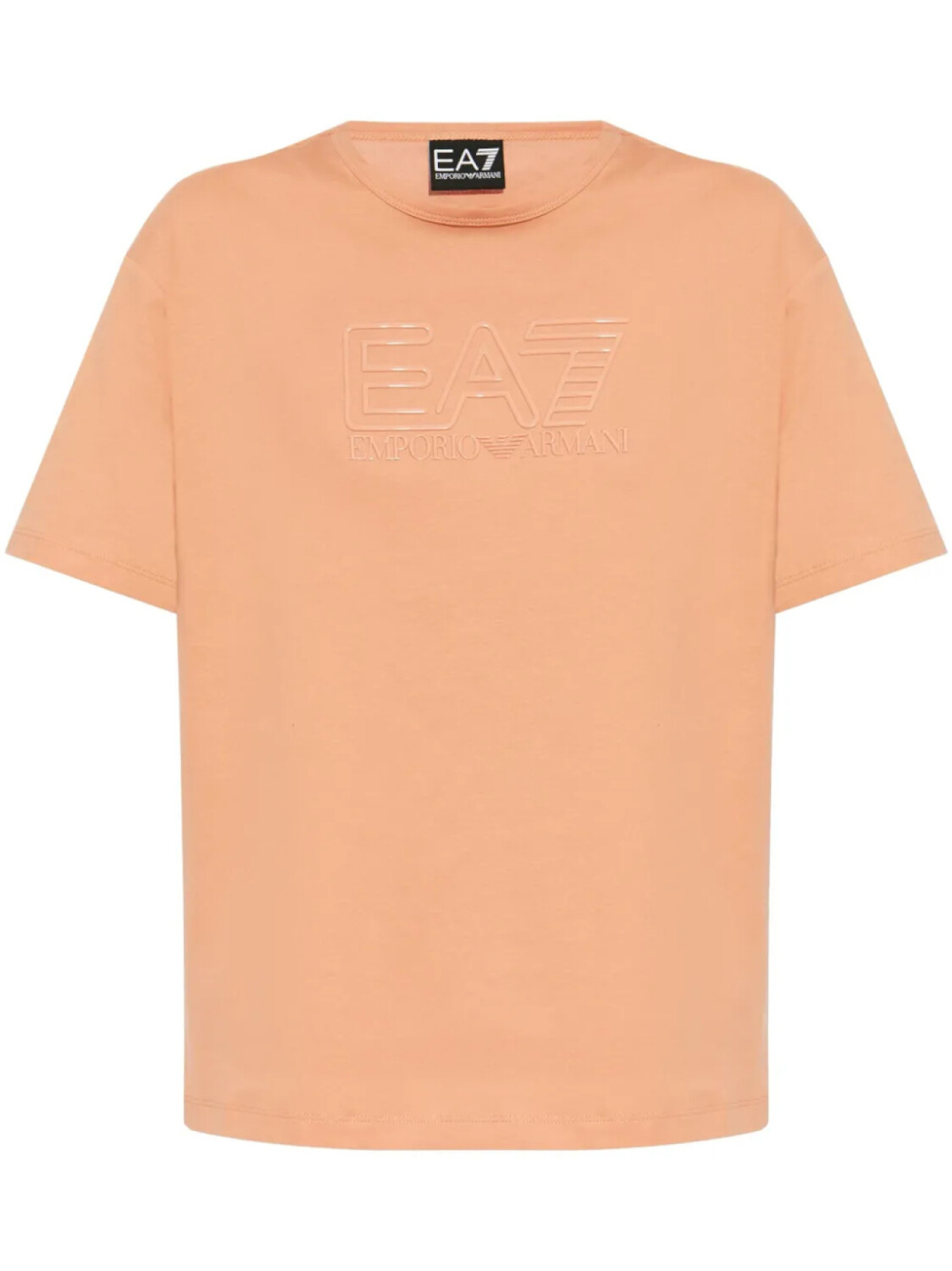 

Футболка с тисненым логотипом Ea7 Emporio Armani, оранжевый