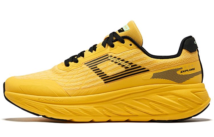 

Амортизирующие легкие низкие кроссовки мужские Pineapple Yellow Black Erke