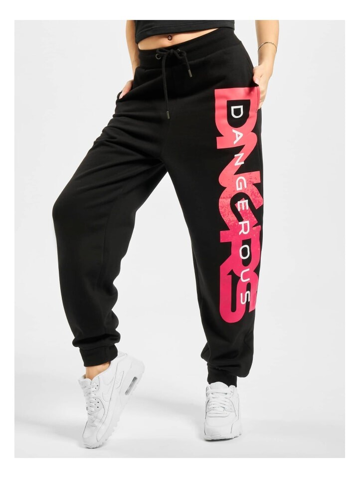 

Спортивные штаны DNGRS Dangerous Sweatpant, цвет black/pink