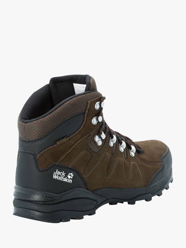 Водонепроницаемые походные ботинки refugio texapore средней длины Jack Wolfskin, цвет Brown/Phantom — фото 4