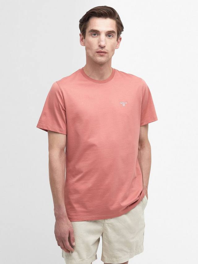 

Футболка с логотипом essential sports Barbour, цвет Pink Clay