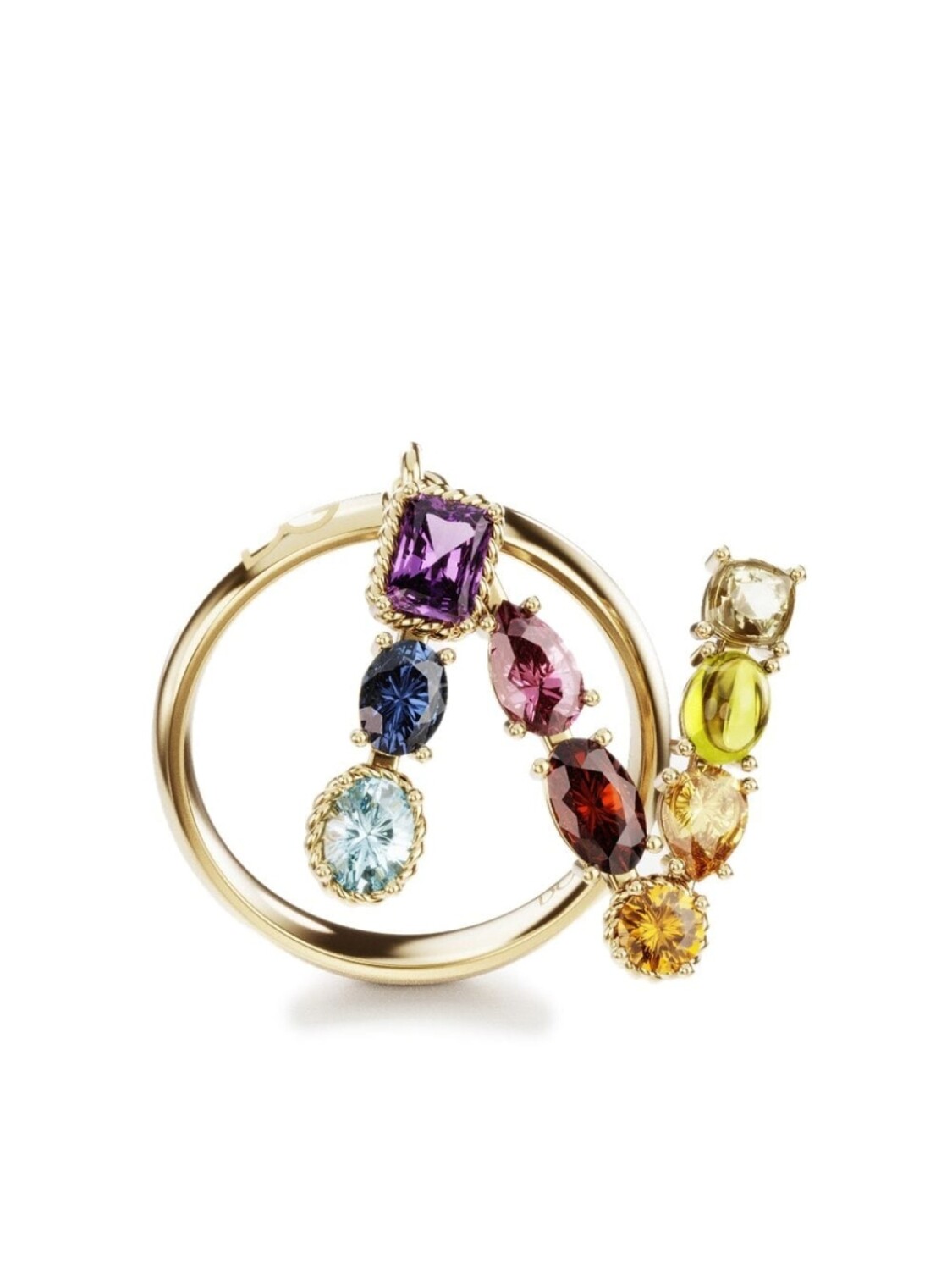 

Кольцо Rainbow Alphabet N из желтого золота Dolce & Gabbana, золотой