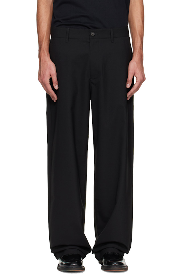 

Hope Черные брюки от костюма с широкими штанинами