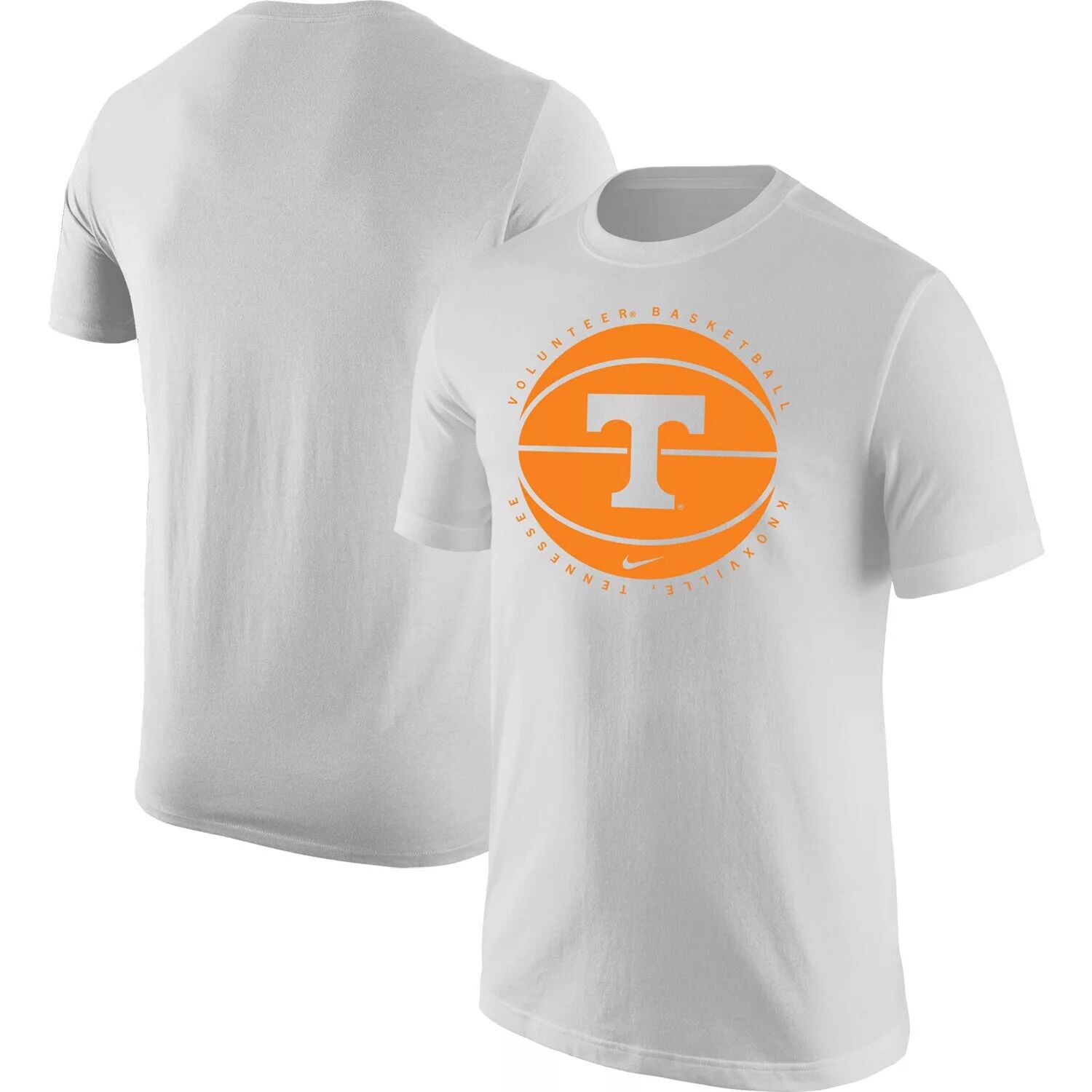 

Мужская белая футболка с логотипом Nike Tennessee Volunteers Basketball, Белый, Мужская белая футболка с логотипом Nike Tennessee Volunteers Basketball