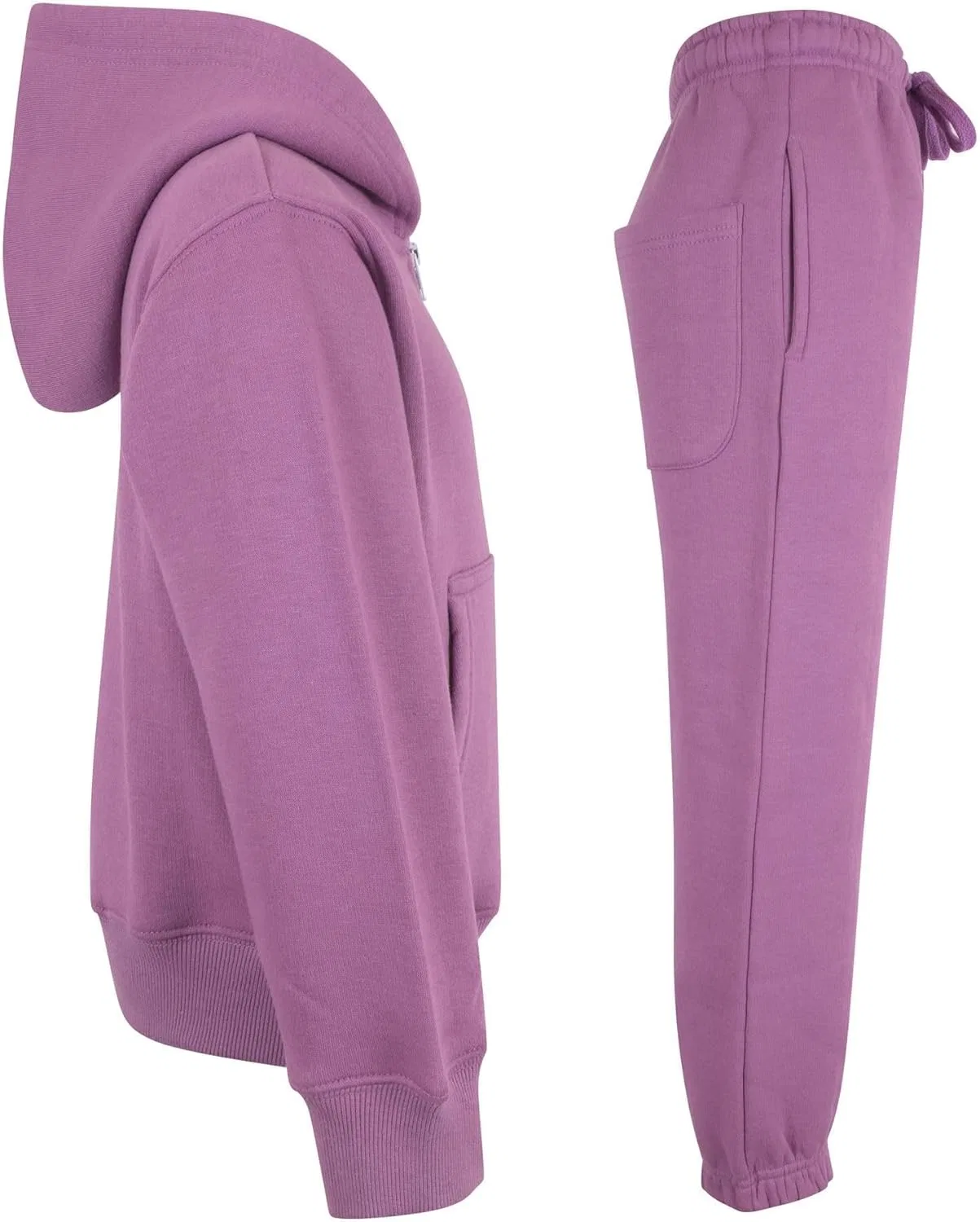 Детский спортивный костюм из флиса A2Z 4 Kids, куртка и брюки, Lilac — фото 3