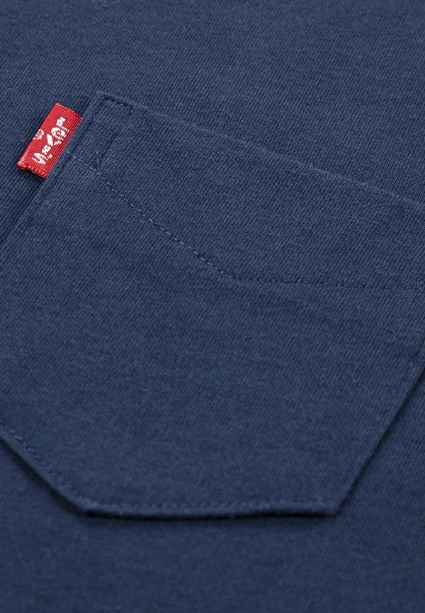 Футболка с карманом в виде заката, базовая футболка Levi'S, Dress Blues — фото 3