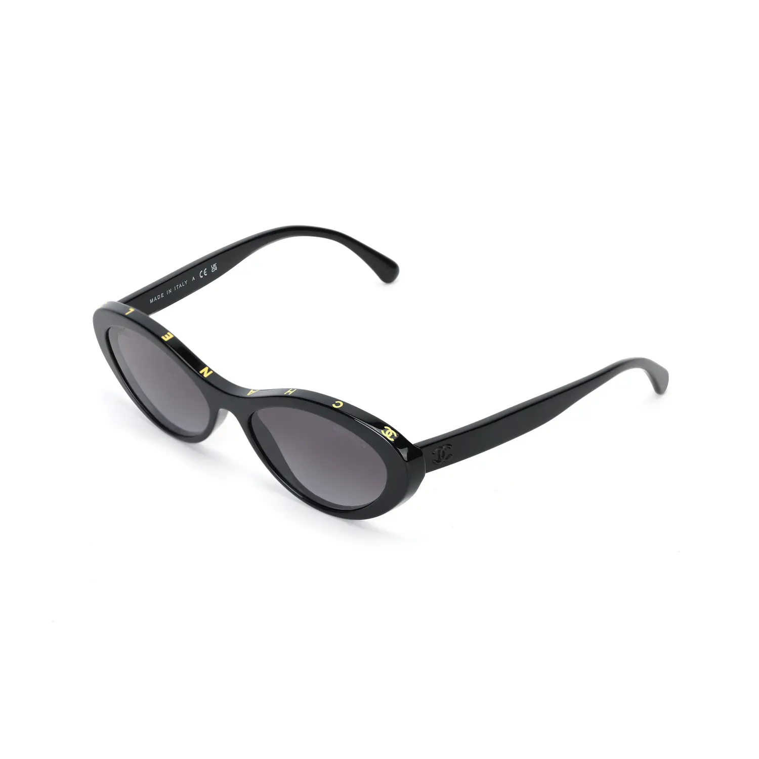 

Солнцезащитные очки Cat Eye унисекс черные CHANEL