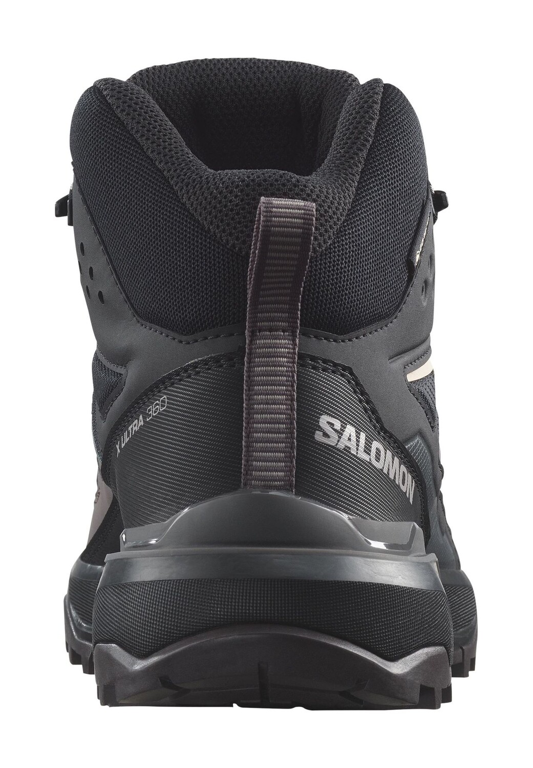 Кроссовки X Ultra 360 Mid GTX, водонепроницаемые, дышащие, женские Salomon, цвет Black/ Plum Kitte — фото 3