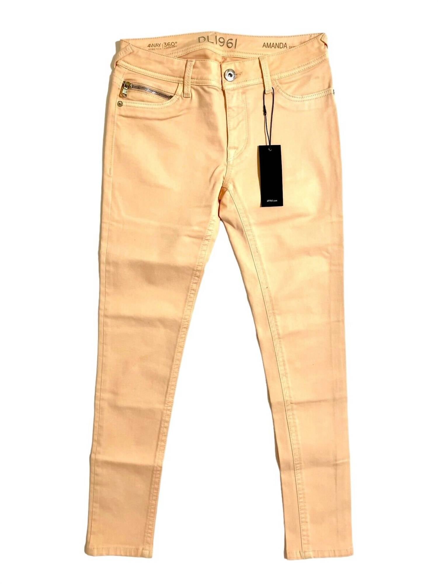 

Женские джинсы Amanda 360 Comfort 4 Way Stretch Skinny в оранжевом цвете DL1961 - Women's