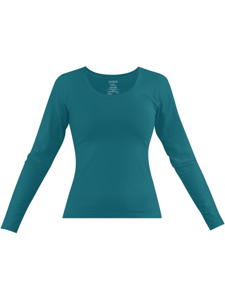 

Лонгслив Janice Damen Langarmshirt Nimes, цвет Petrol
