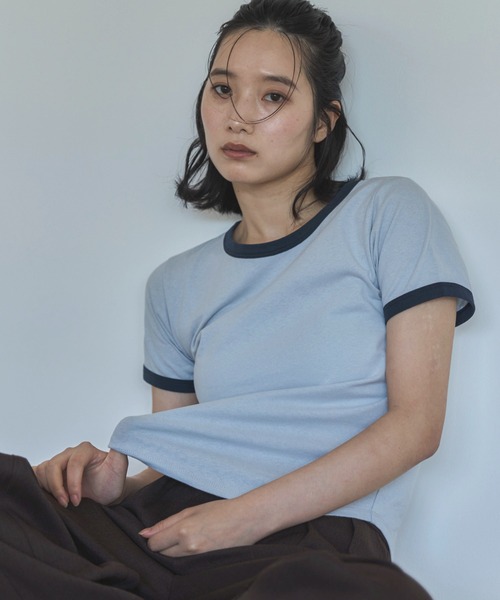 

Кольцевая футболка Feepur, синяя