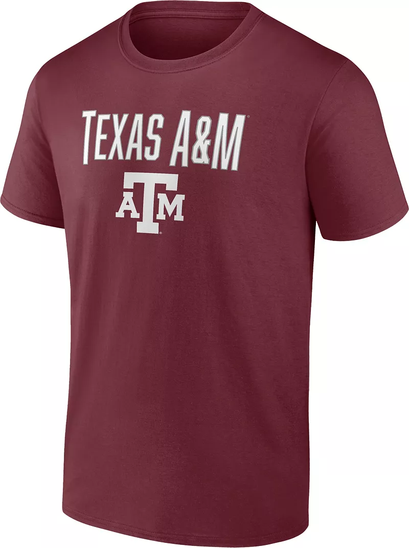 

Мужская футболка NCAA Texas A&M Aggies Maroon Lockup Fanatics