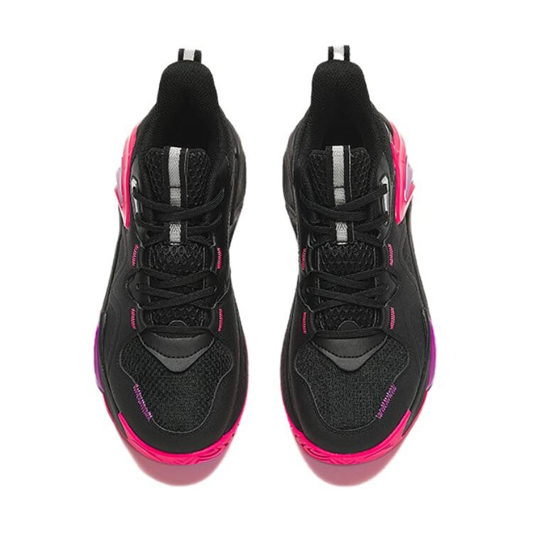 Детские баскетбольные кроссовки GS Low-top Black Anta Kids, черный — фото 3
