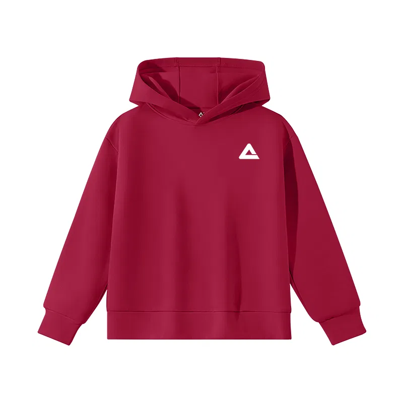 Детский свитшот с капюшоном PEAK Cherry Red/Белый