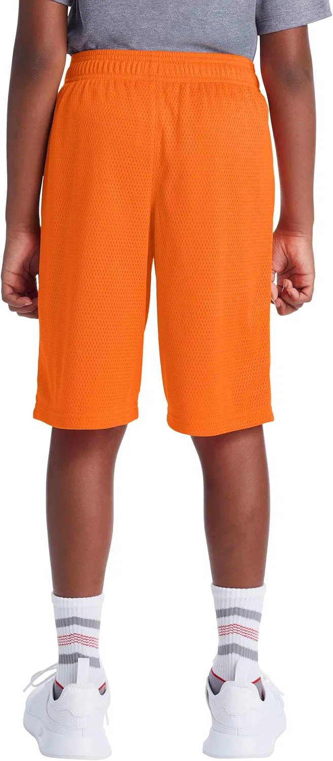 Детские шорты C9 Champion Boys C9 Core Mesh Shorts - длина внутреннего шва 9 дюймов, Koi Orange Heather — фото 2