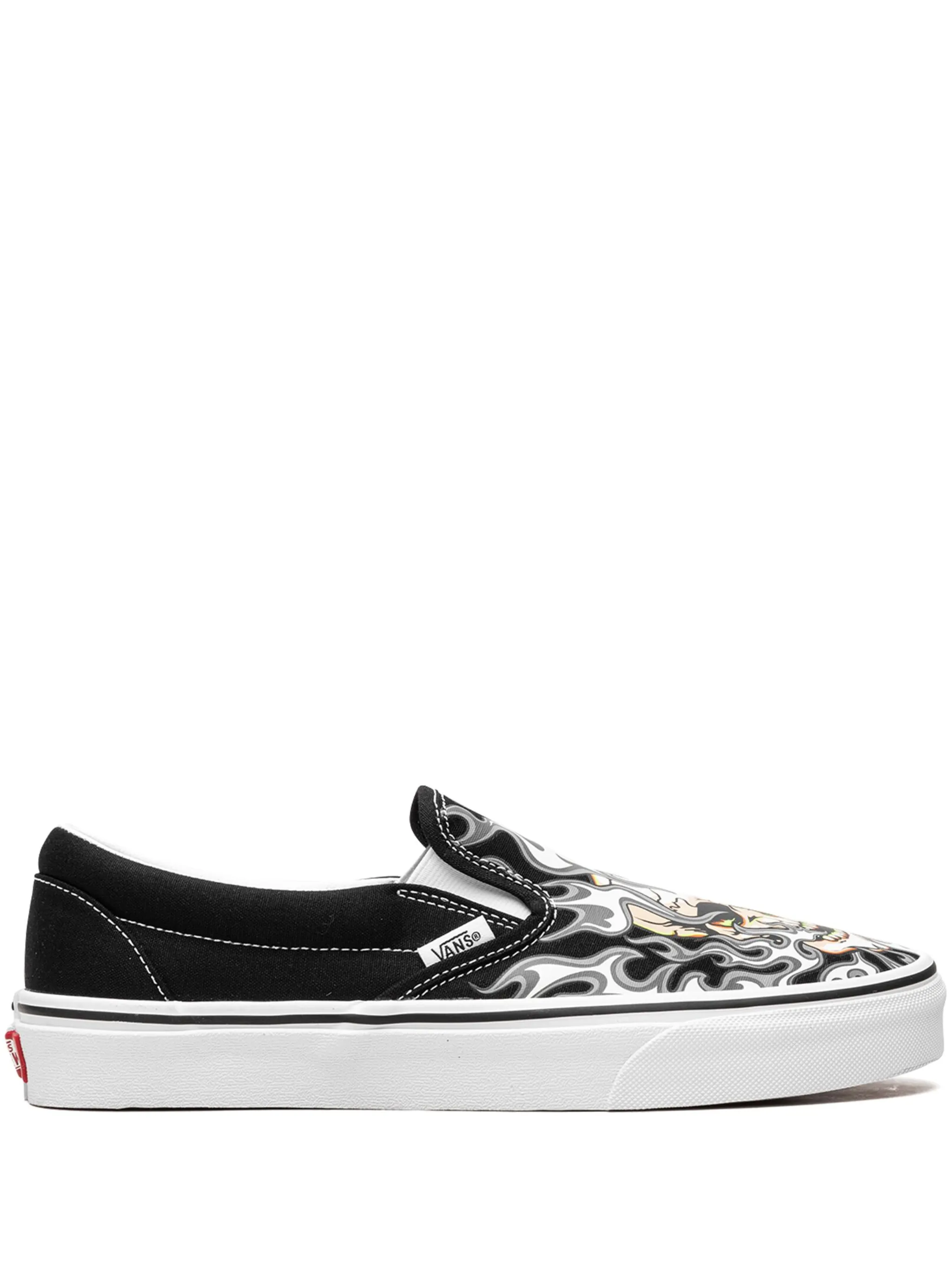 Слипоны Flash Skulls Vans, черный