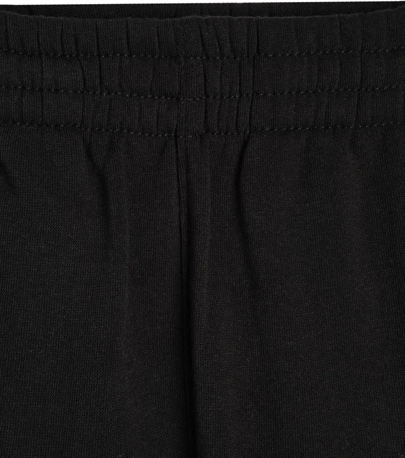 Детские спортивные брюки Puma Essential Basics из флиса с логотипом, эластичным поясом и боковыми карманами, Puma Black — фото 4