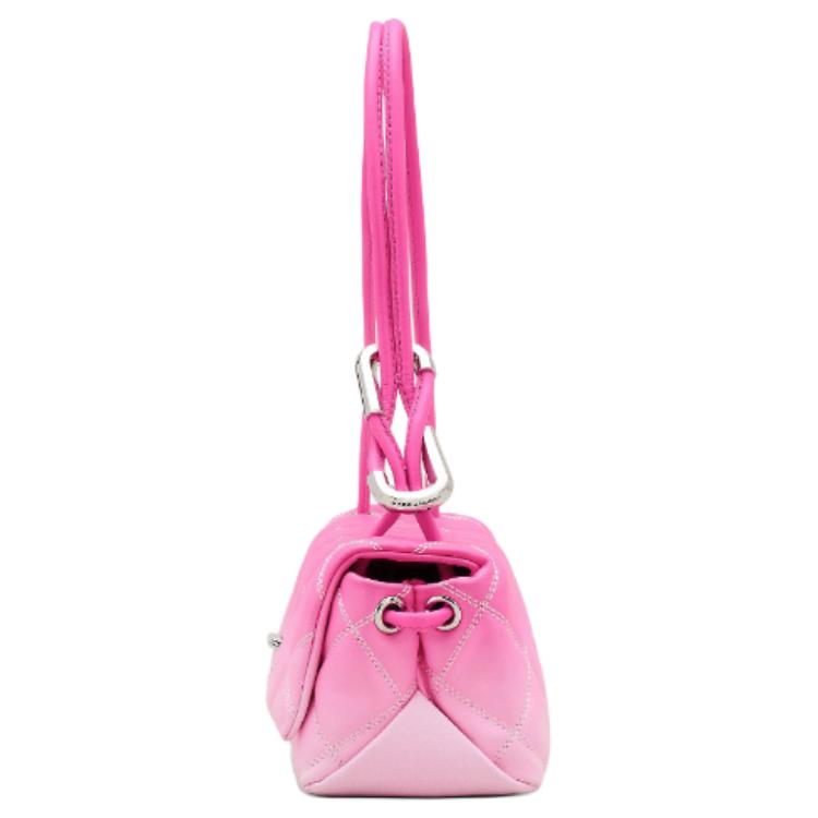 Marc Jacobs Мини-сумочка из гладкой кожи через плечо, женская, розовая с градиентом — фото 2