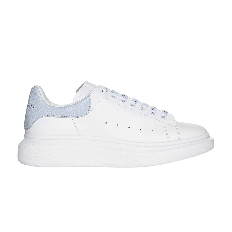 

Кроссовки Alexander McQueen Alexander McQueen Oversized Sneaker 'White Light Blue Crocodile', белый