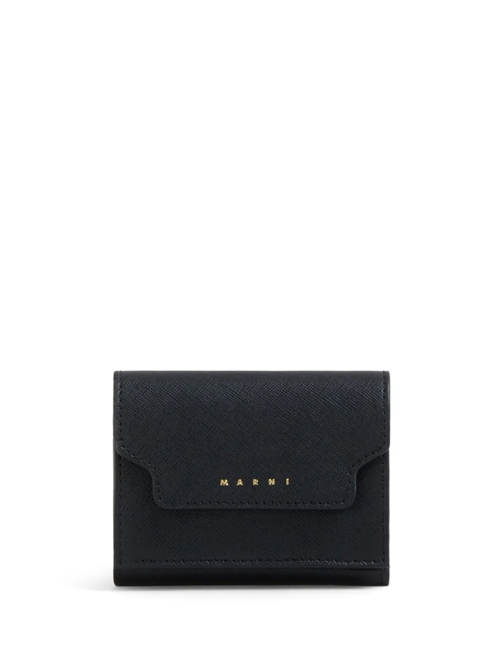

Кошелек в три сложения Marni, черный
