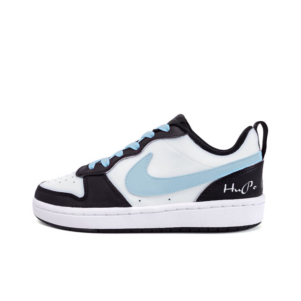 

Кроссовки Nike Court Borough Skateboard Shoes Women's Low-Top Blue, Синий, Кроссовки Nike Court Borough Skateboard Shoes Women's Low-Top Blue