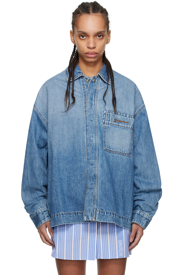 

Рубашка из денима 'The De-Nîmes' Jacquemus, мультиколор