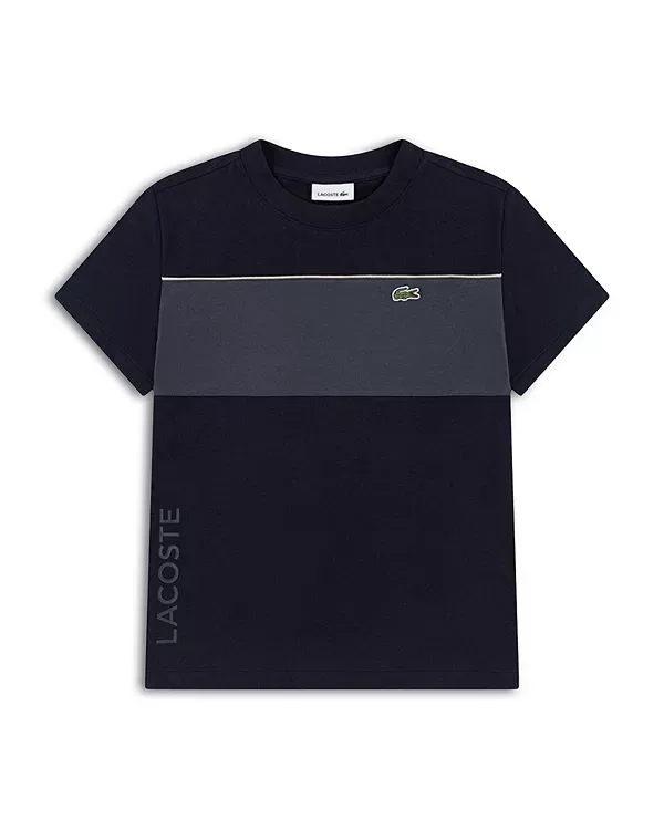 Футболка с цветовыми блоками - для детей постарше Lacoste, Merle