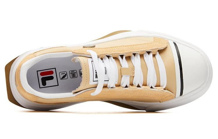 Кеды (WMNS) Mihara x FILA Low Sneakers GS Beige, кремовый — фото 4