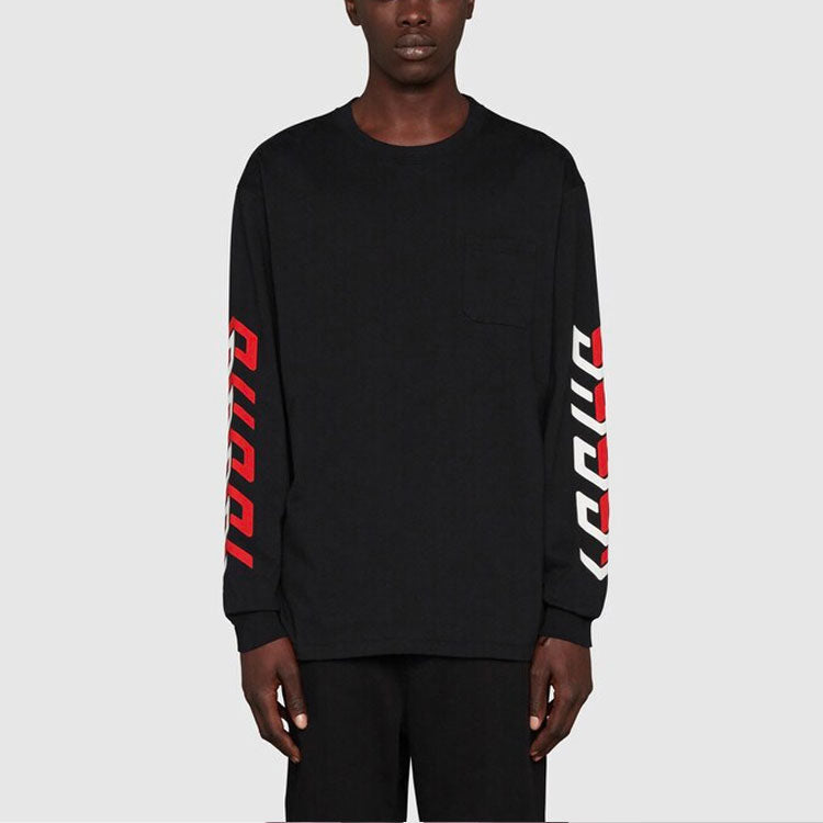 Футболка Gucci Cotton T-Shirt With Gucci Mirror Print 'Black' 676063-XJDWA-1152, черный — фото 3