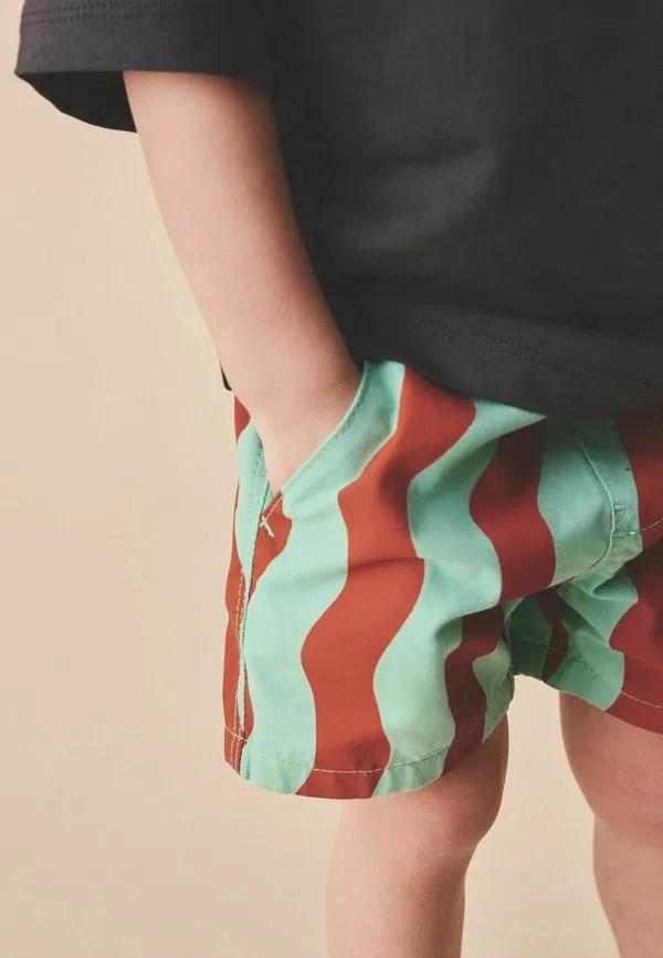 Шорты-Пуллоны, шорты стандартного кроя Next, Red Green Wavy Stripe — фото 3