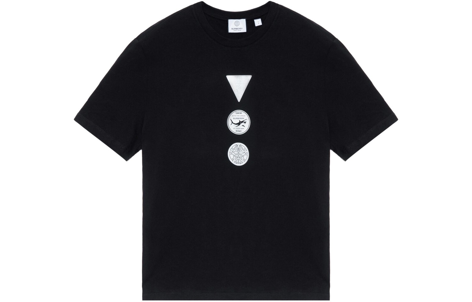 

Мужская футболка Burberry, цвет Black