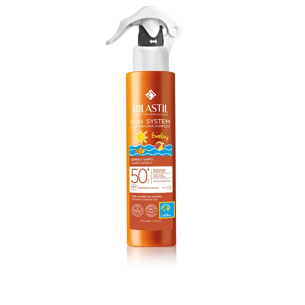 

Солнцезащитный крем Sun System Spf50+ Baby Spray Transparente Rilastil, 200 мл