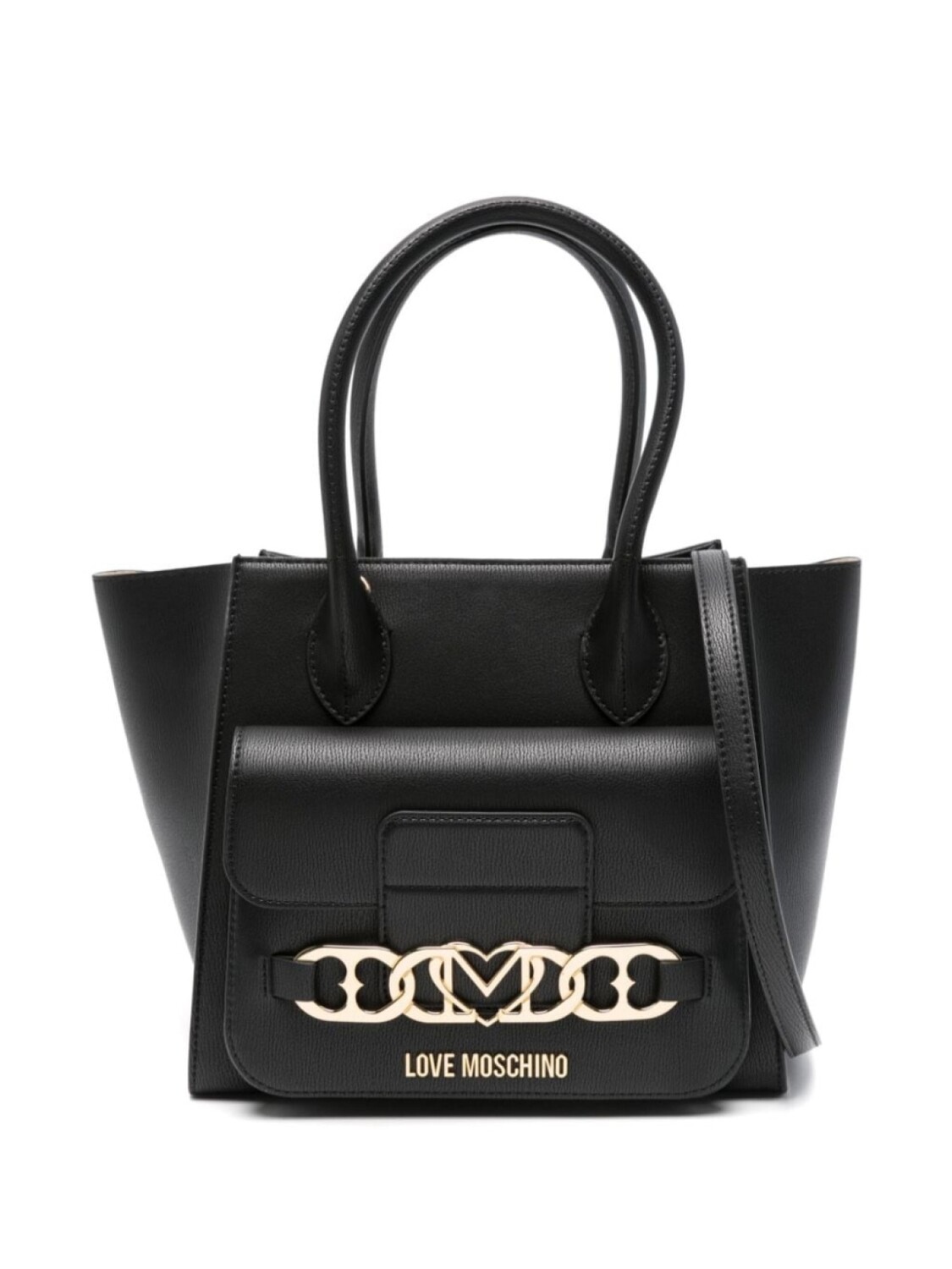 

Love Moschino сумка-тоут с логотипом, черный