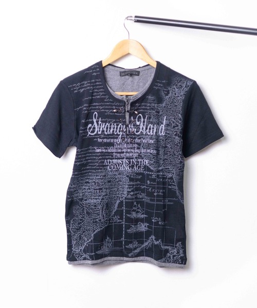 

Футболка с имитацией многослойного дизайна In the attic, черный