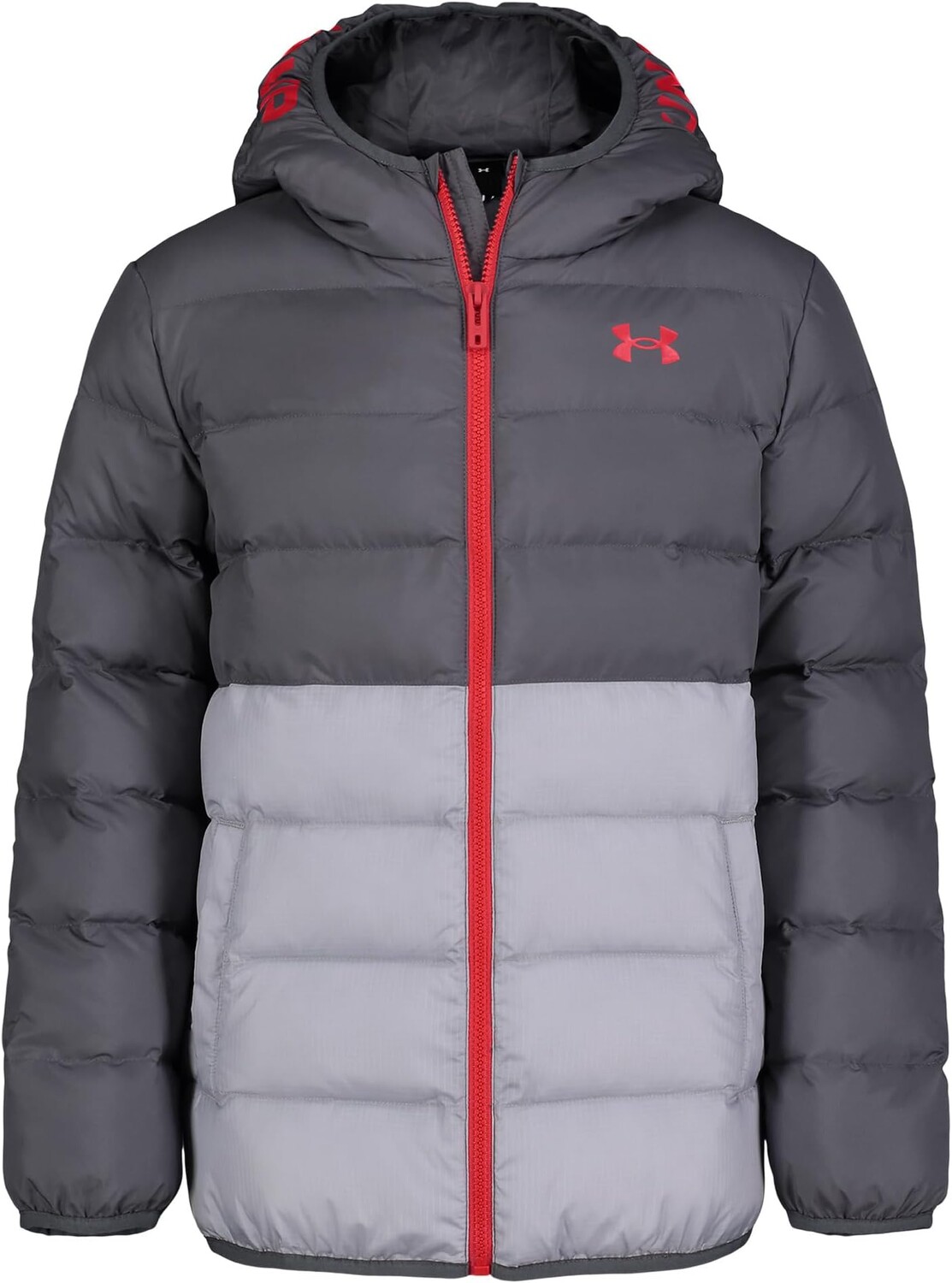 

Куртка Under Armour Pronto Color-Block Puffer Jacket, цвет Pitch Gray