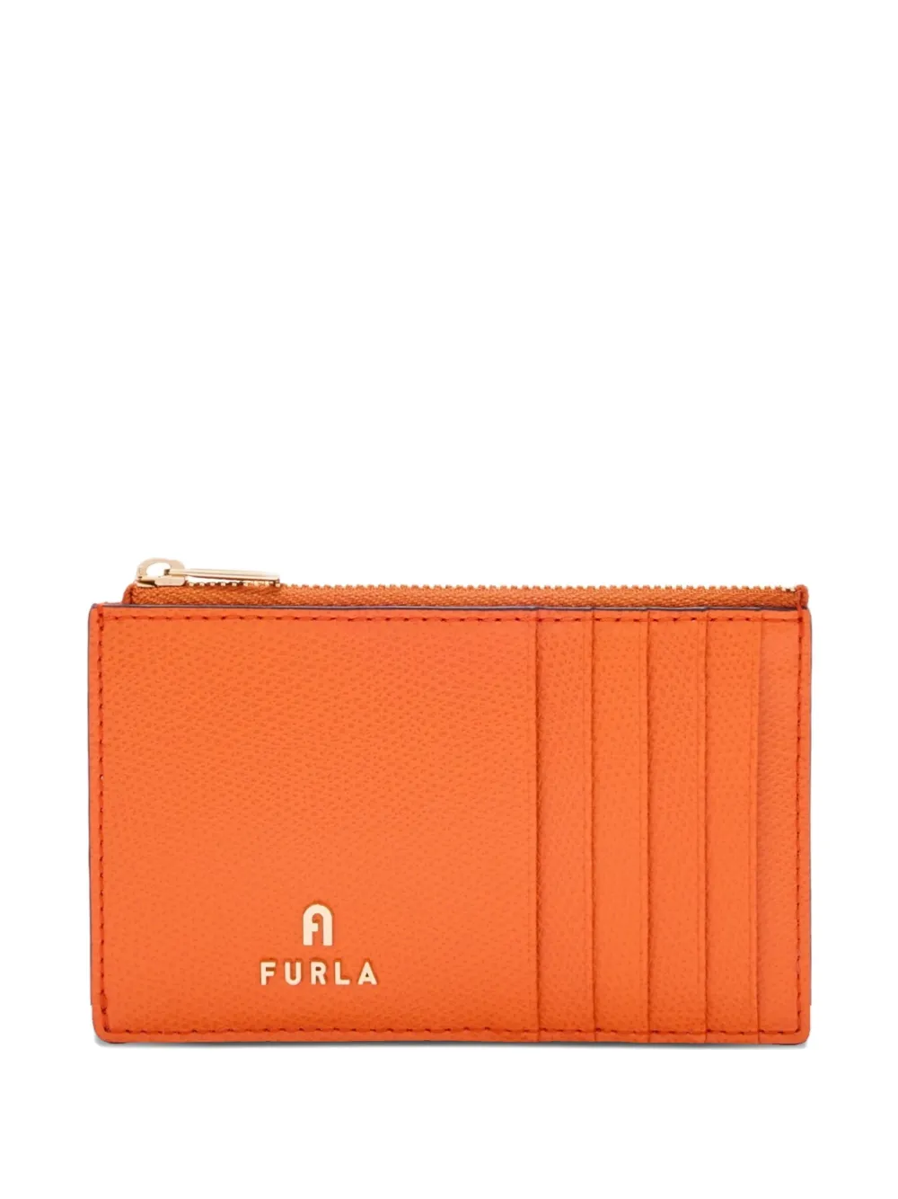 

Визитница Camelia с застежкой-молнией Furla, оранжевый