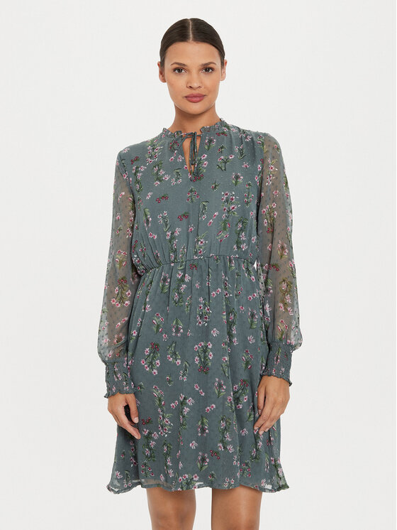 

Повседневное платье regular fit Tessa Eliza 15303601 Only, зеленый