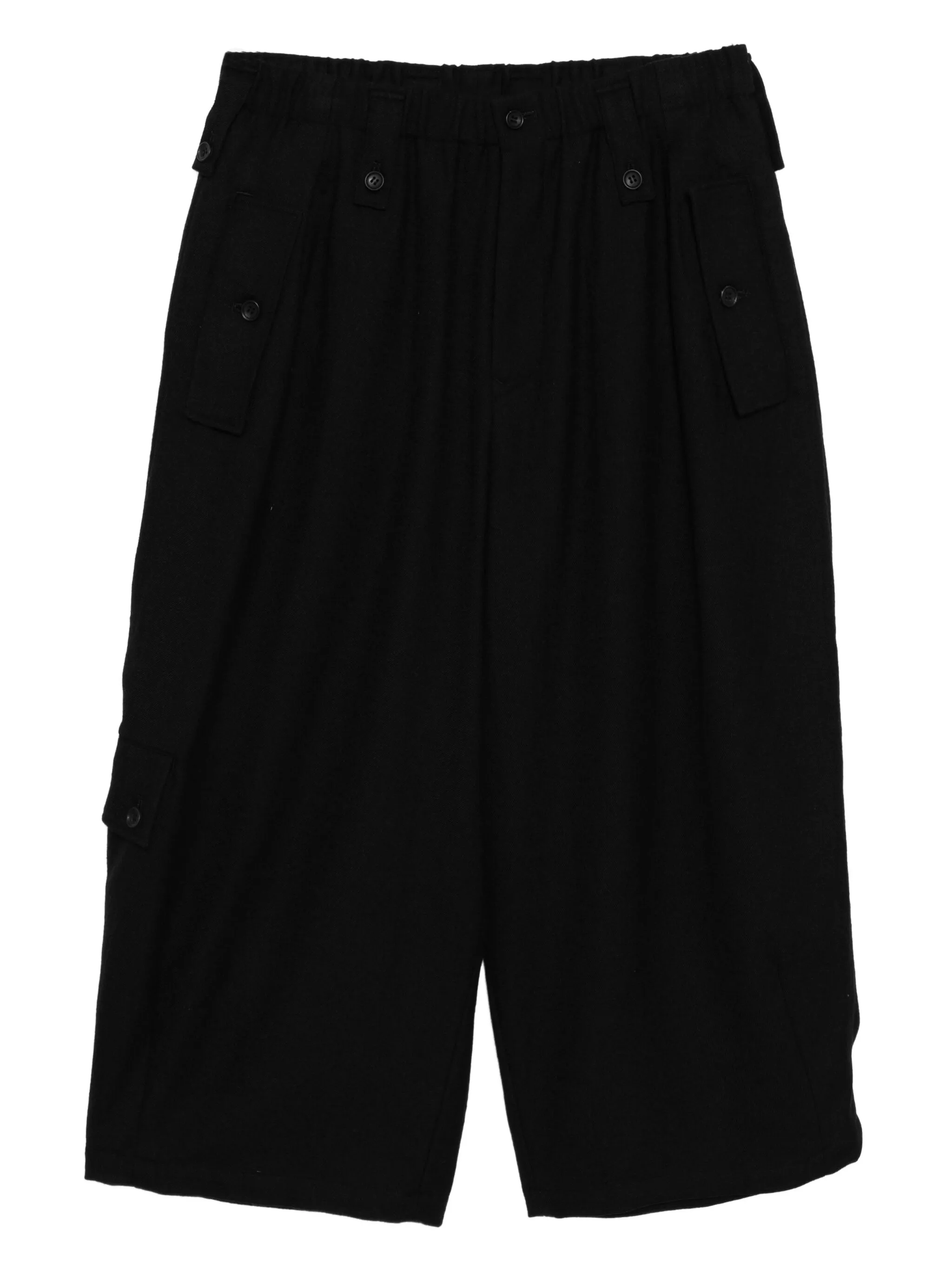 

Укороченные брюки saxony Yohji Yamamoto, черный