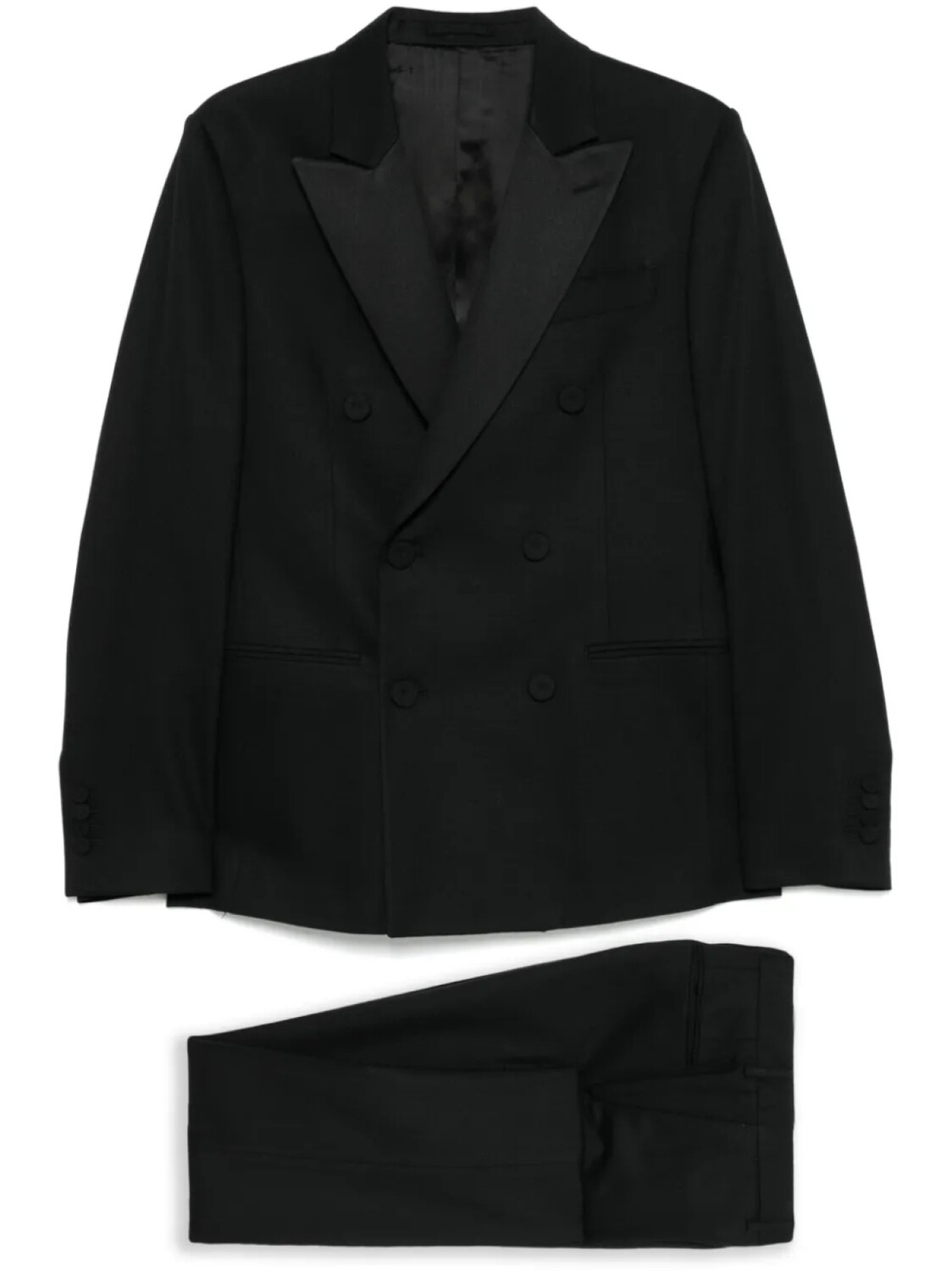 

Двубортный костюм Lardini, черный